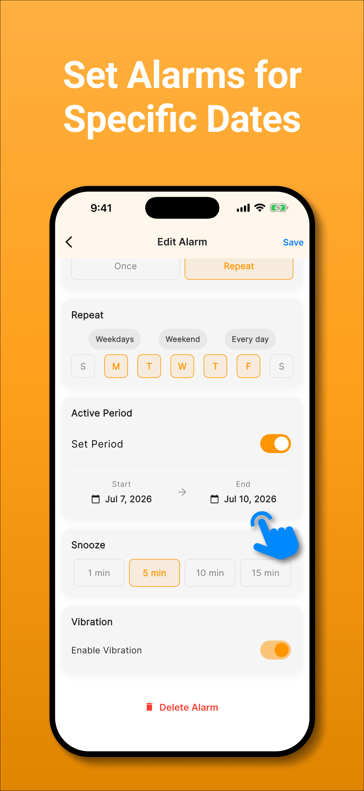 Minus Alarm - Screenshot 4 showing product features and functionality