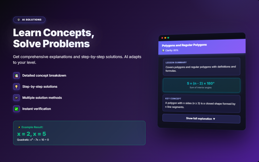 MathPal - Screenshot 3 showing product features and functionality