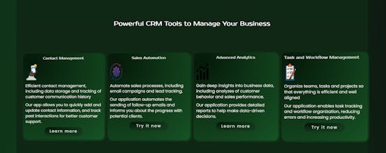 BubbSell CRM Landing Page gallery image