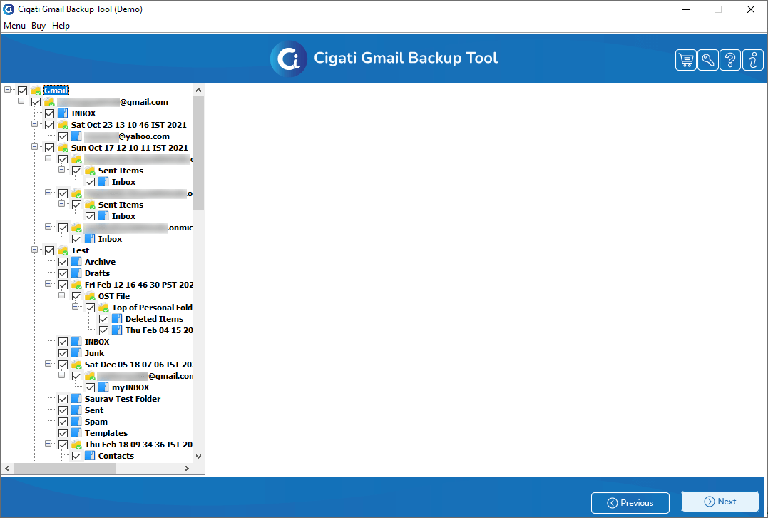 Gmail Backup Software - A comprehensive solution to backup all the Gmail items. media 3