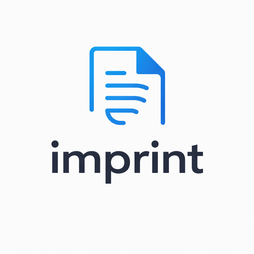 Imprint — A living resume with AI
