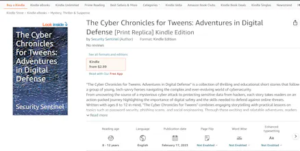 Cyber Chronicles for Tweens (Kindle) gallery image