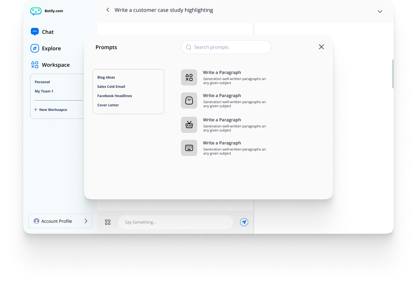 Chatel & Content Generator - KI-angetriebenes Marketing, das mit Chat, Schreiben, SEO einfach gemacht wurde Medien 4