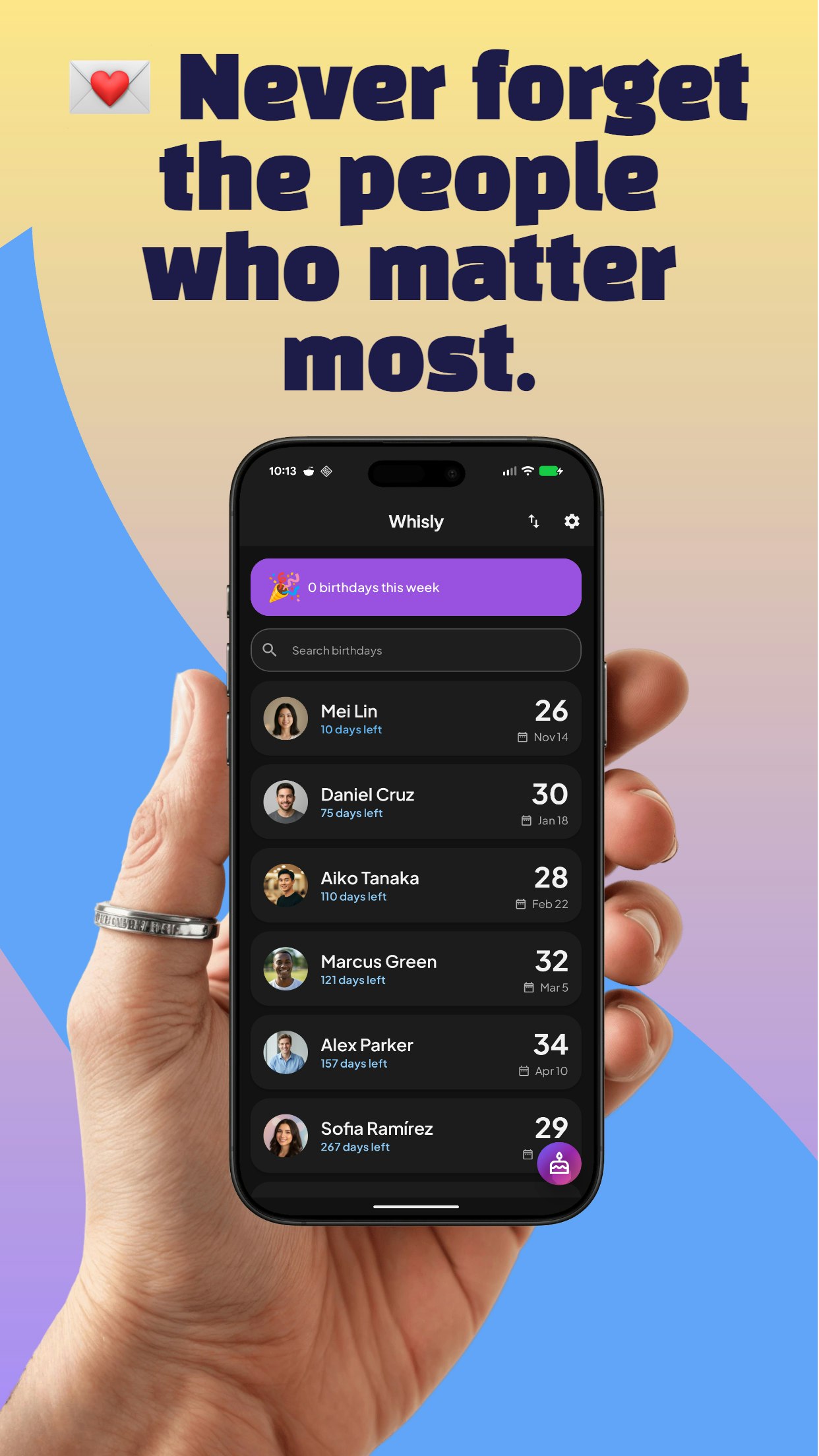 Whisly - Celebrations Reminder gallery image