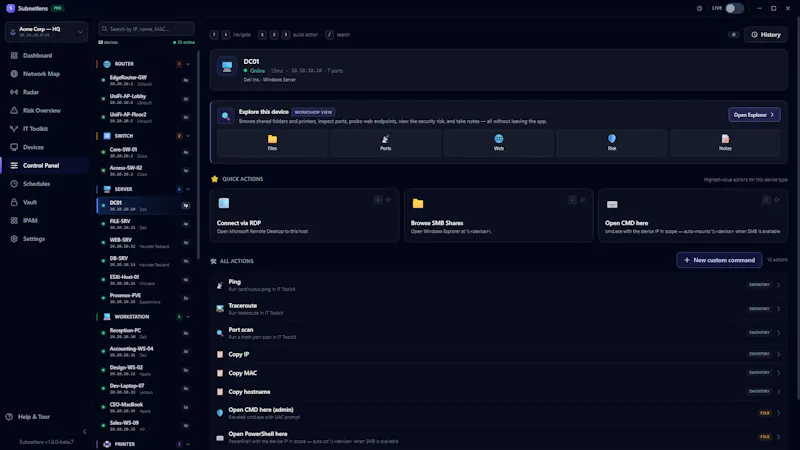 Subnetlens Network Scanner for Windows screenshot 9