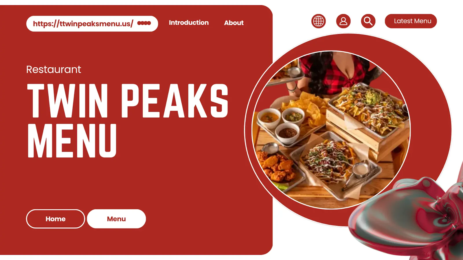 Twin Peaks Menu screenshot 1