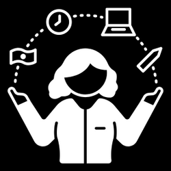 Painel de freelancer para noção