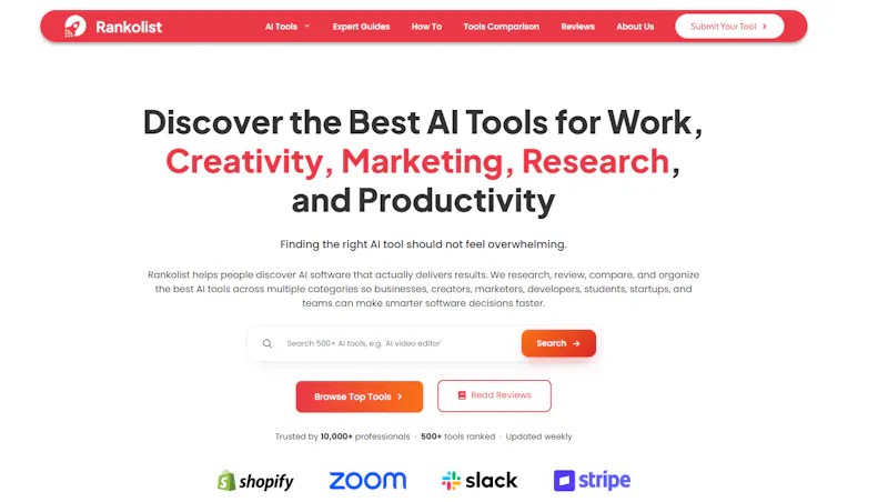 rankolist.com screenshot 1