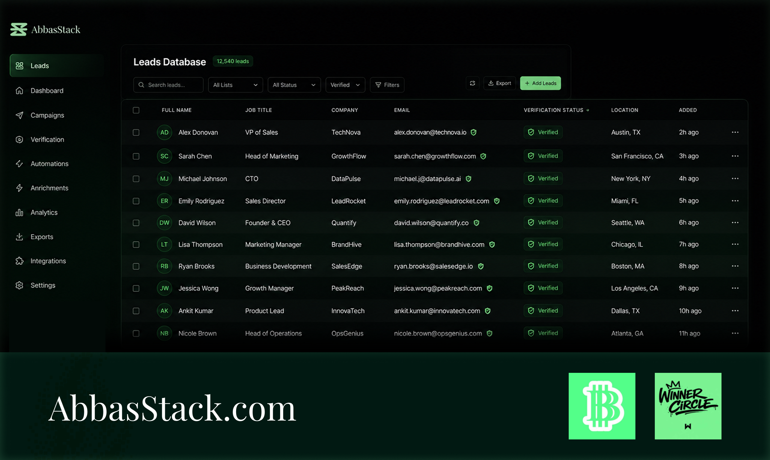 AbbasStack Lead Engine gallery image