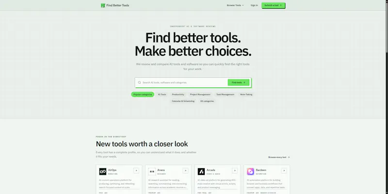 Find Better Tools screenshot 1