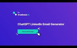 ChatGPT LinkedIn Email Generator media 1