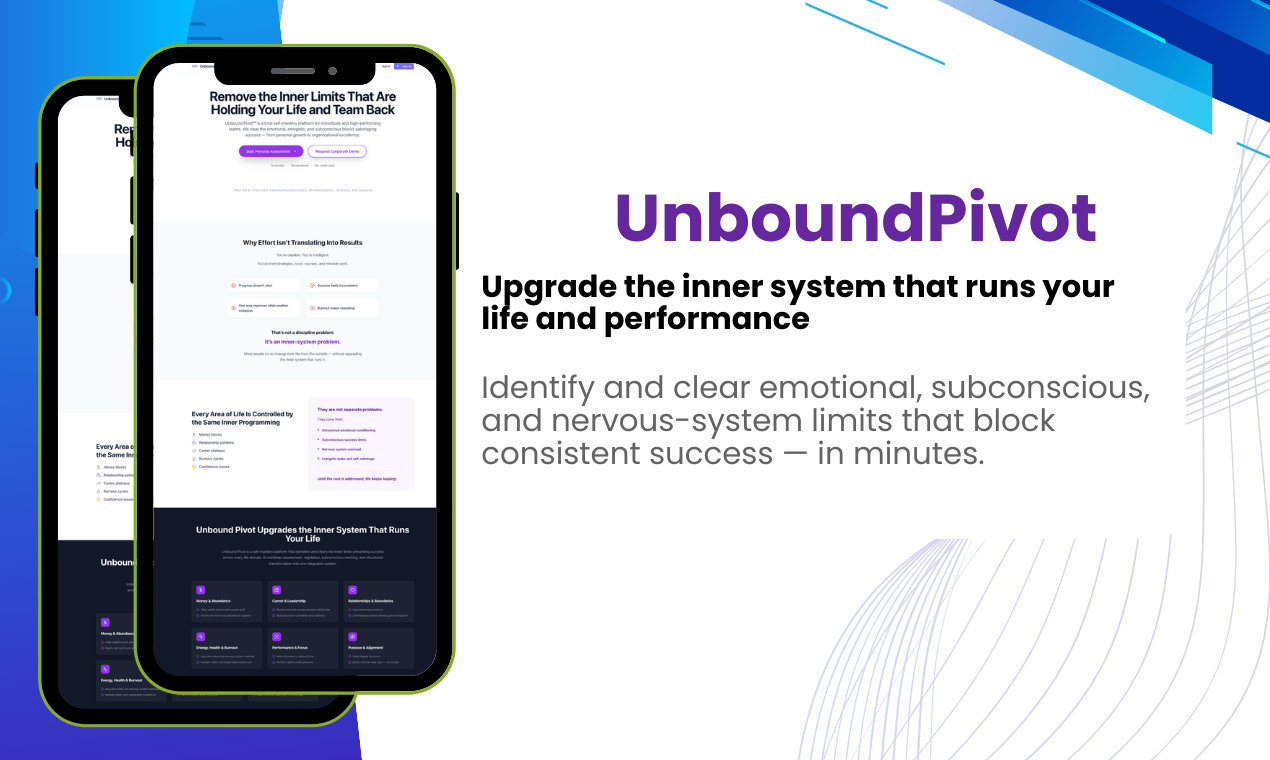 UnboundPivot™ - Main product screenshot demonstrating key features and user interface