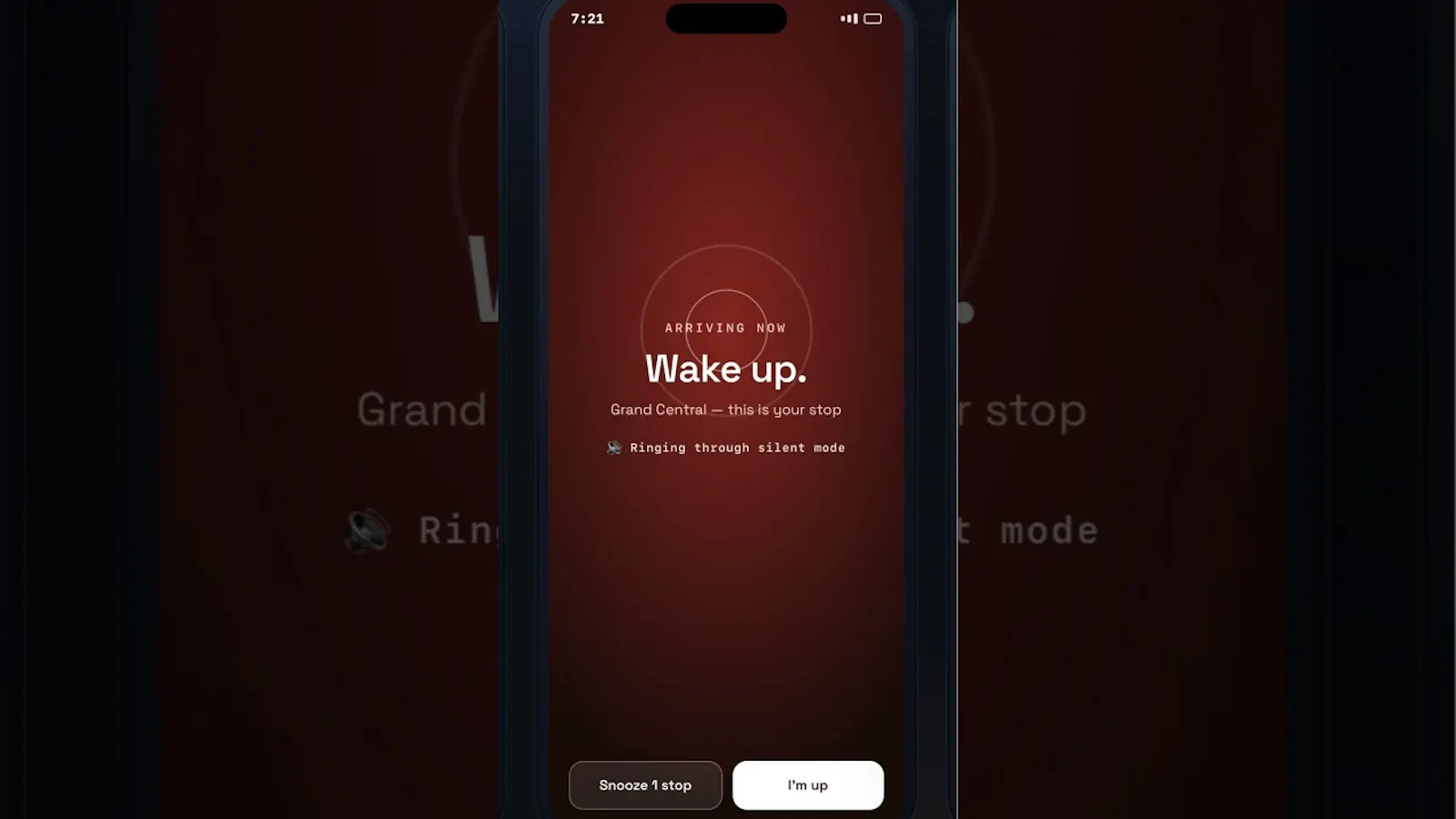 ArriveLoud — Never miss your stop again screenshot 1 (video preview)