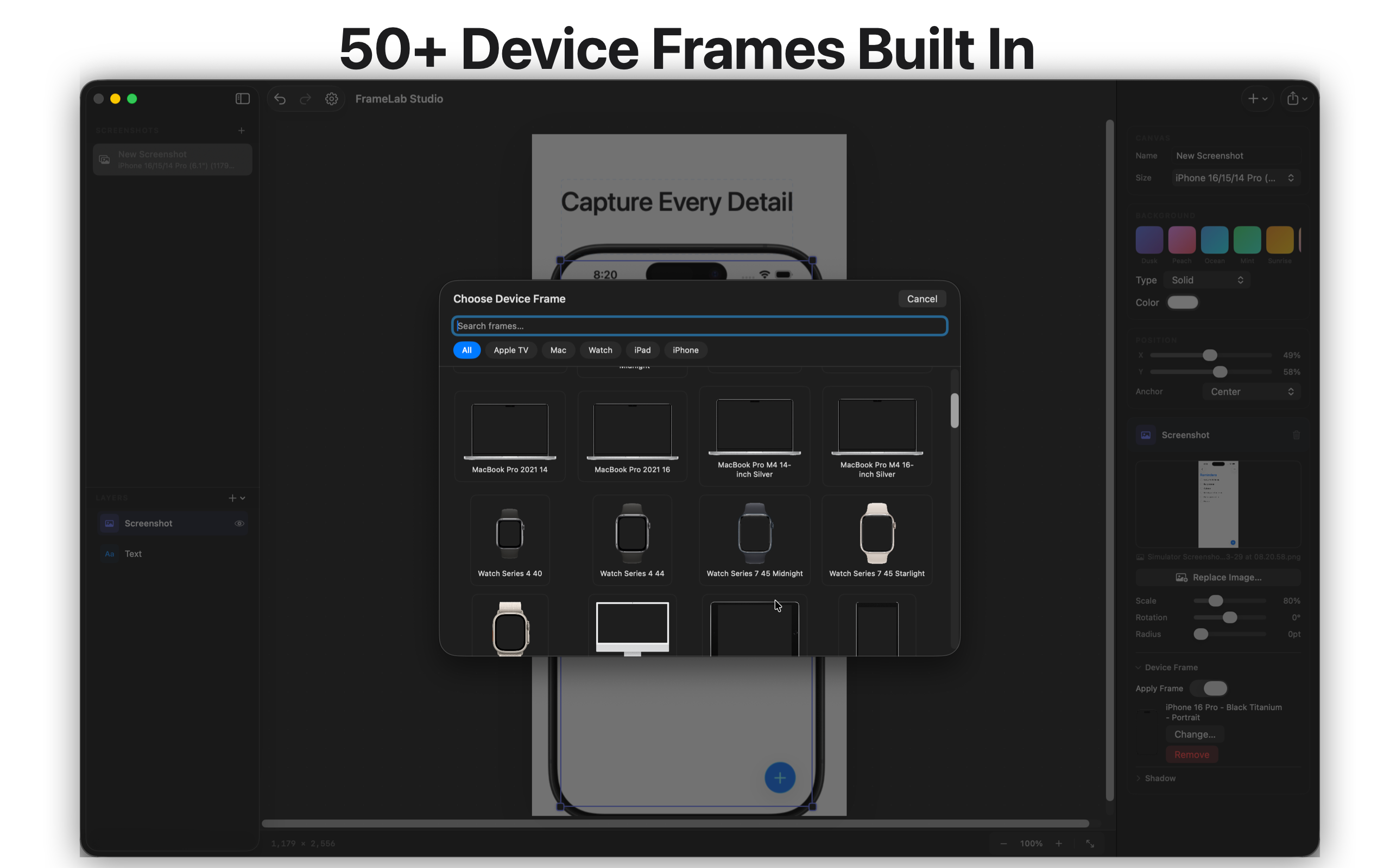 FrameLab Studio: App Store Screenshots gallery image