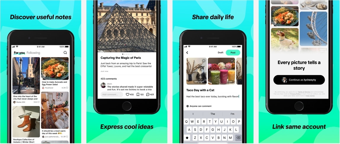 Tiktok Notes - แอพรูปภาพและการแชร์ข้อความใหม่จาก tiktok media 1