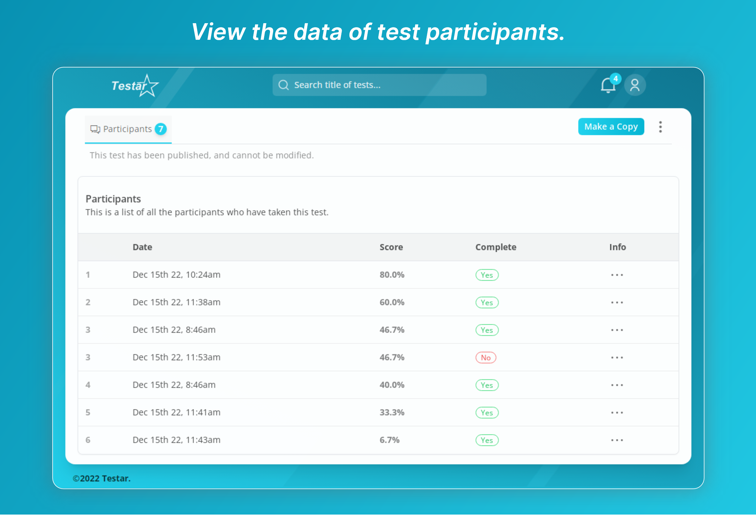 Testar gallery image