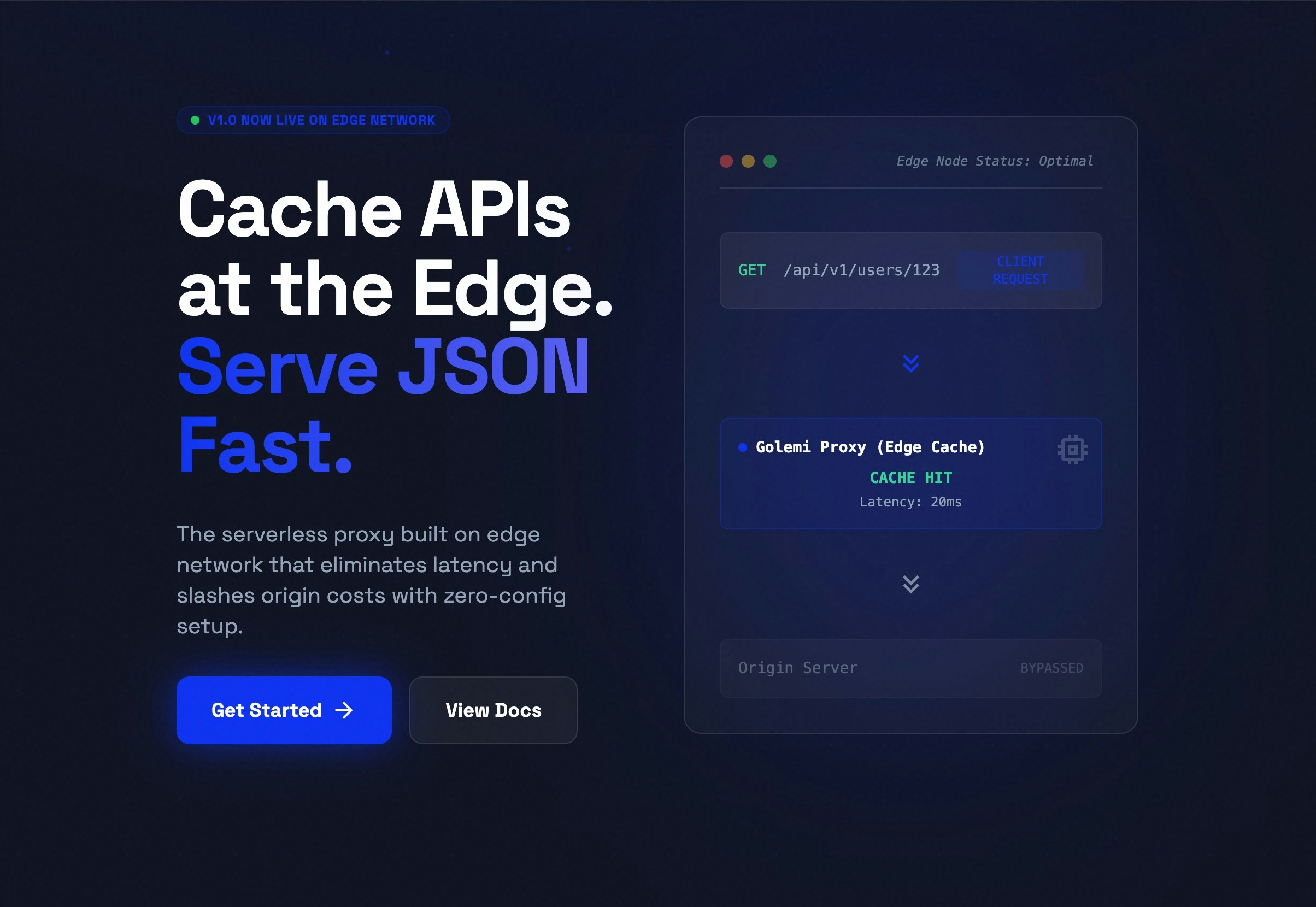 Golemi Proxy - Main product screenshot demonstrating key features and user interface