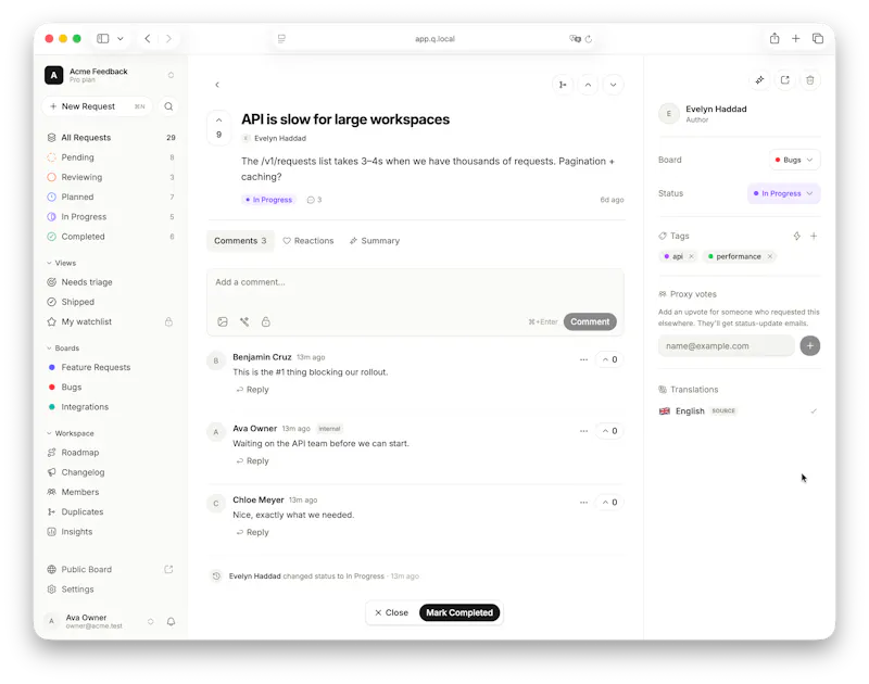 QuokkaJot — happier user insights screenshot 3