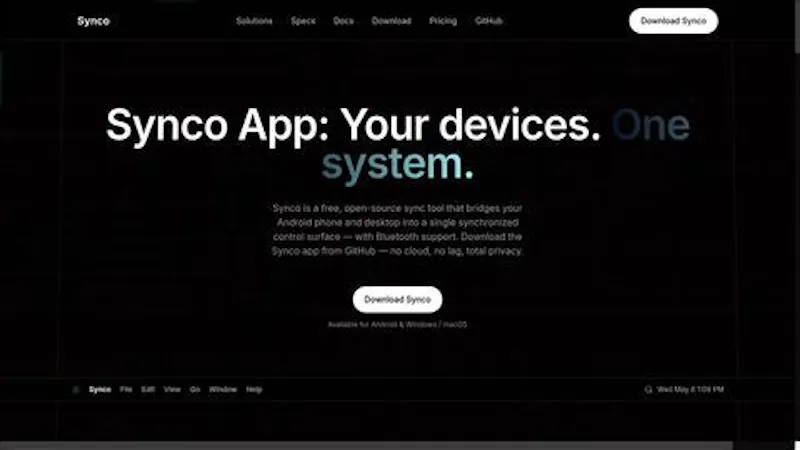 Synco screenshot 1