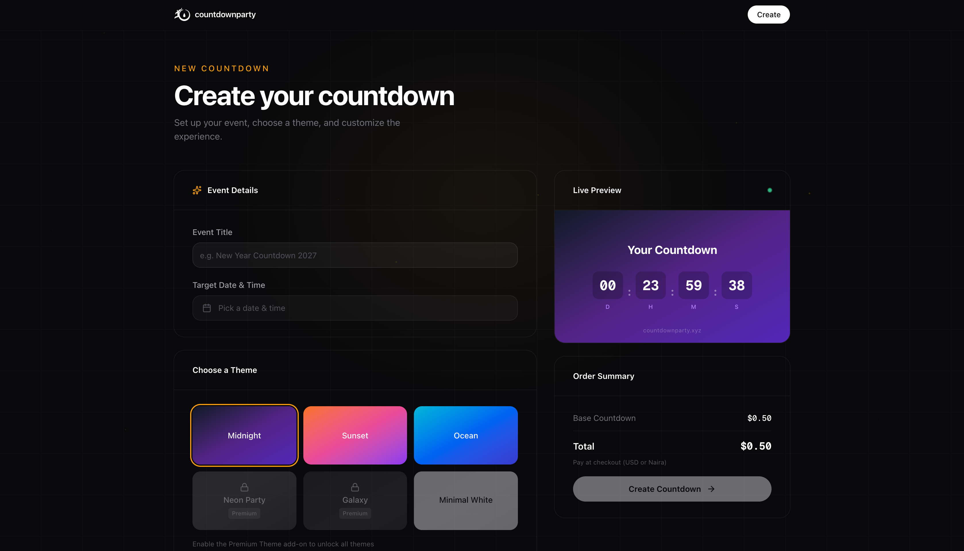 CountdownParty gallery image