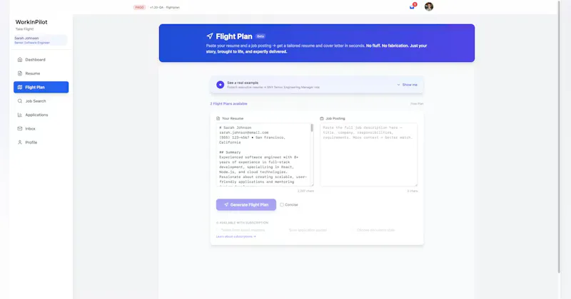 WorkInPilot screenshot 4