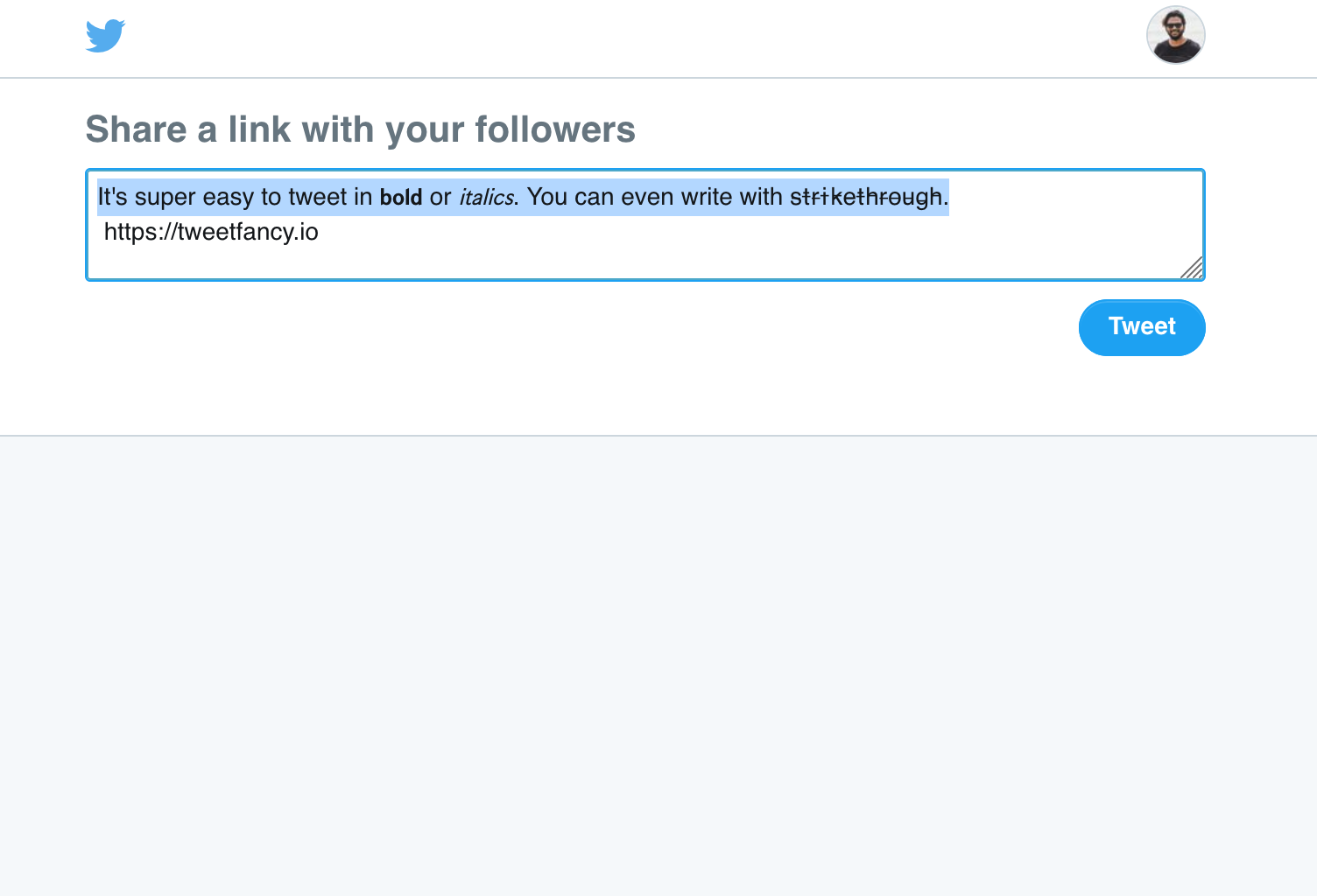 tweetfancy.io gallery image