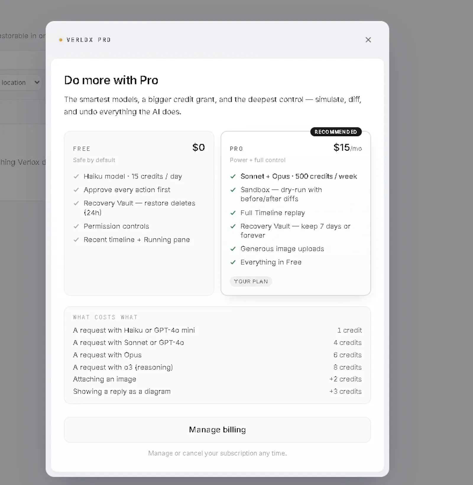 Verlox screenshot 3