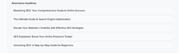 AI Generator Blogs, Emails, Social, More gallery image