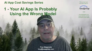 AI App Cost Savings Video Series gallery image