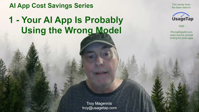 AI App Cost Savings Video Series screenshot 1 (video preview)