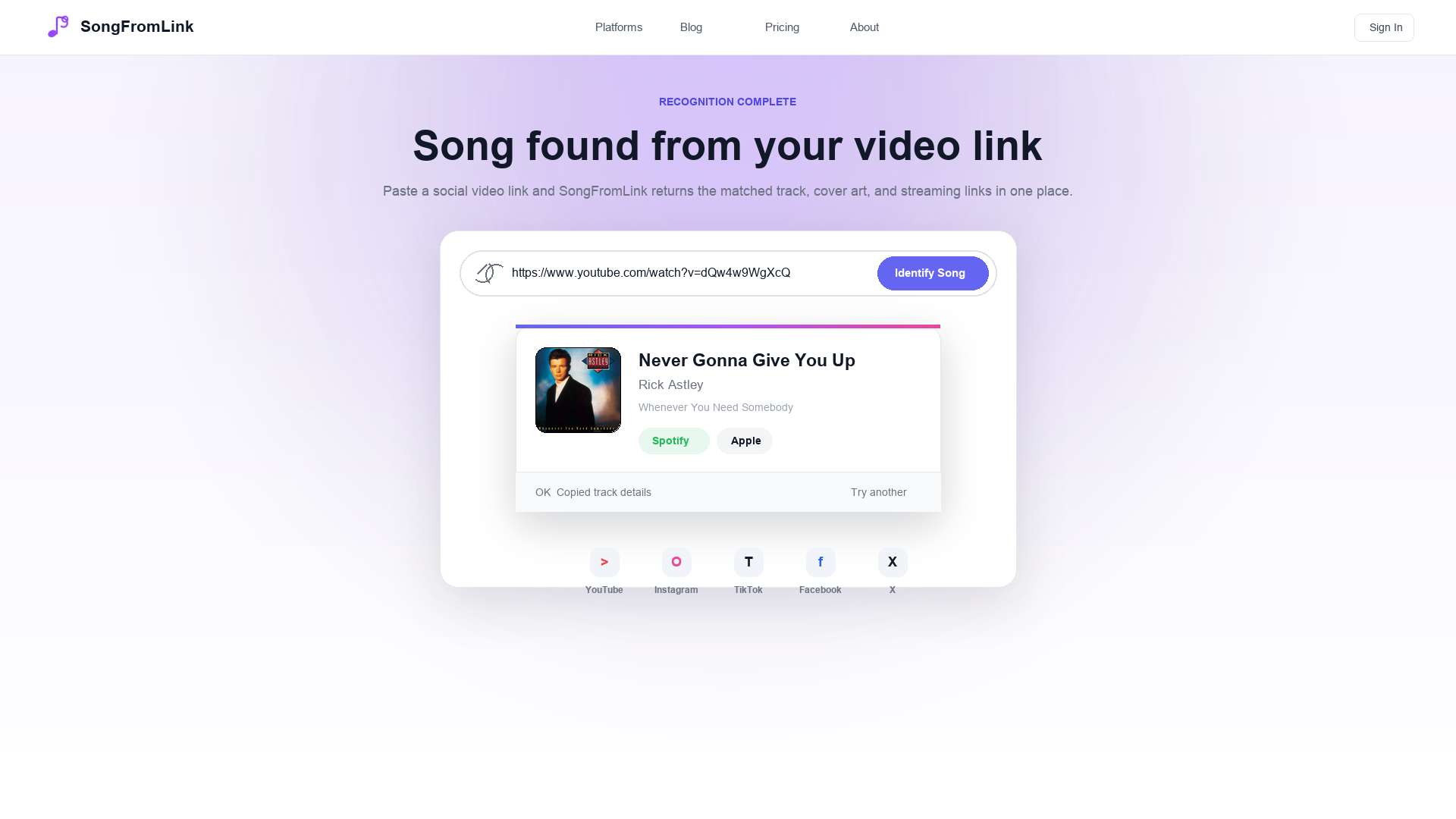 SongFromLink gallery image