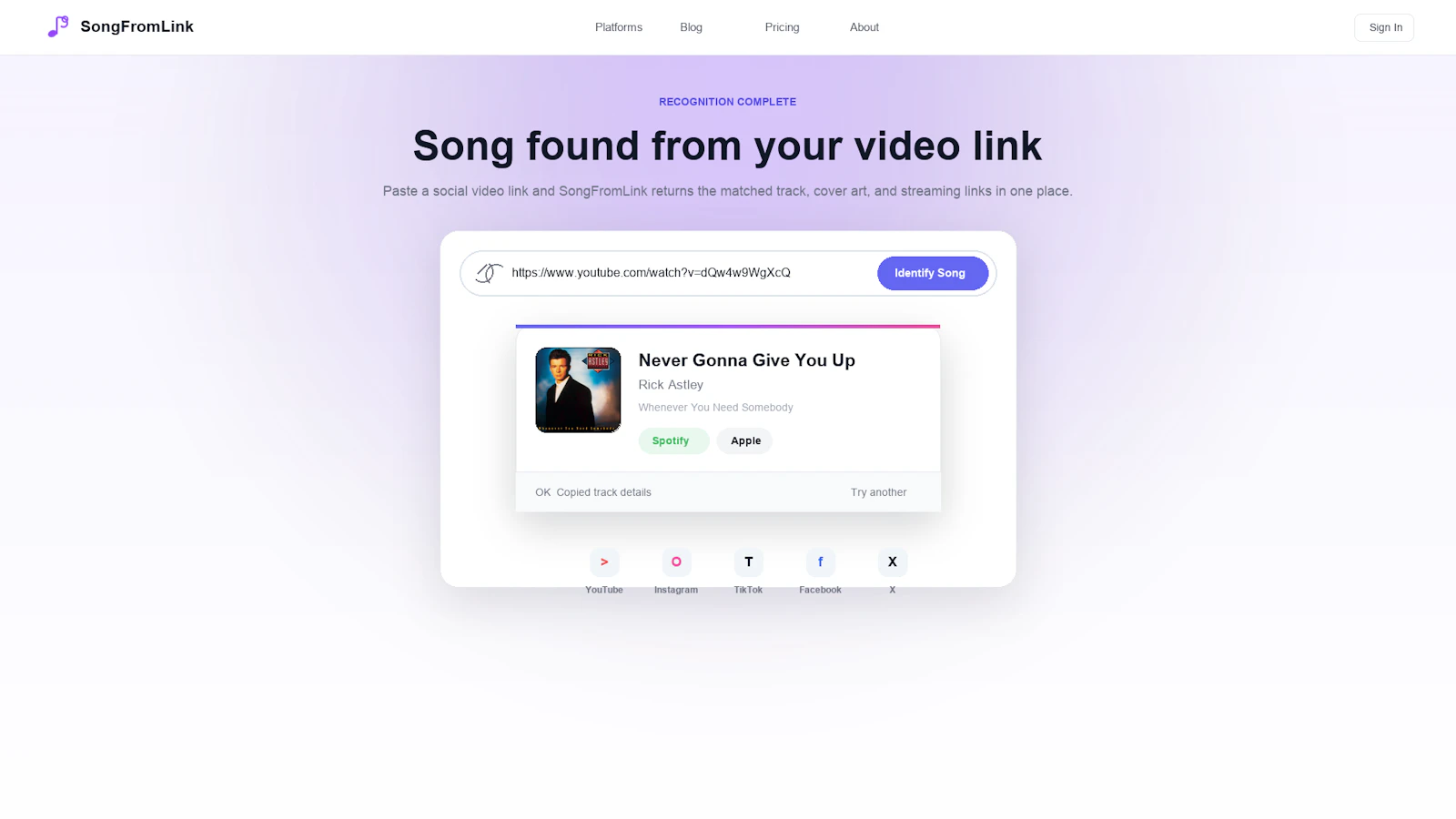 SongFromLink screenshot 2