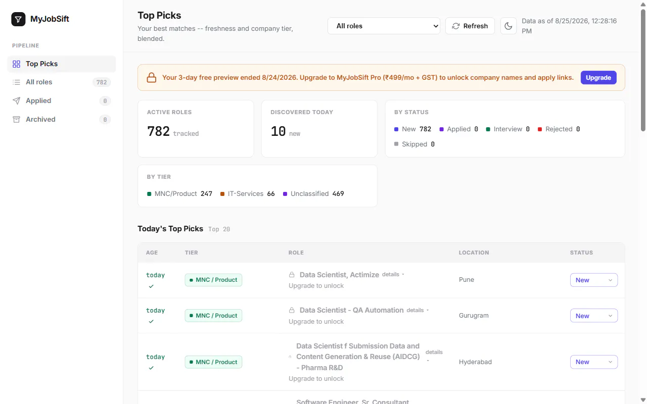 MyJobSift screenshot 4