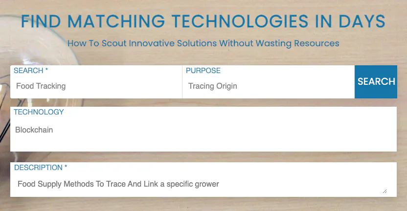 Technology Search Engine