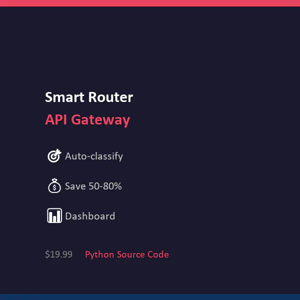 Smart Router — AI API Gateway 