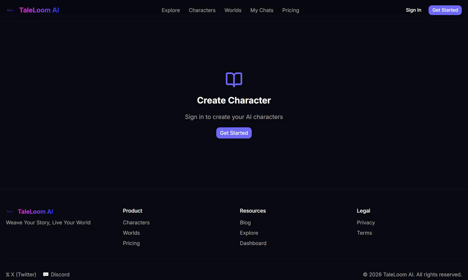 TaleLoom AI screenshot 2