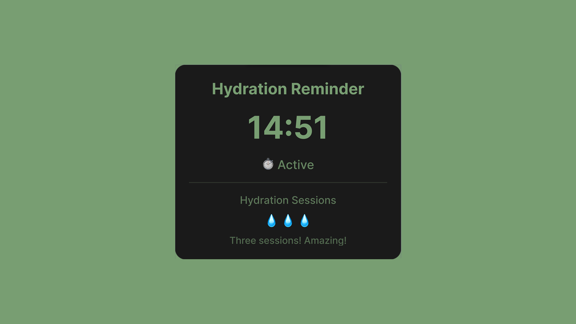 Média Hydrate - Boire à l'eau Rappel - Un widget Figma qui vous maintient hydraté pendant que vous concevez 1