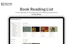 Book Reading List - Notion Template image
