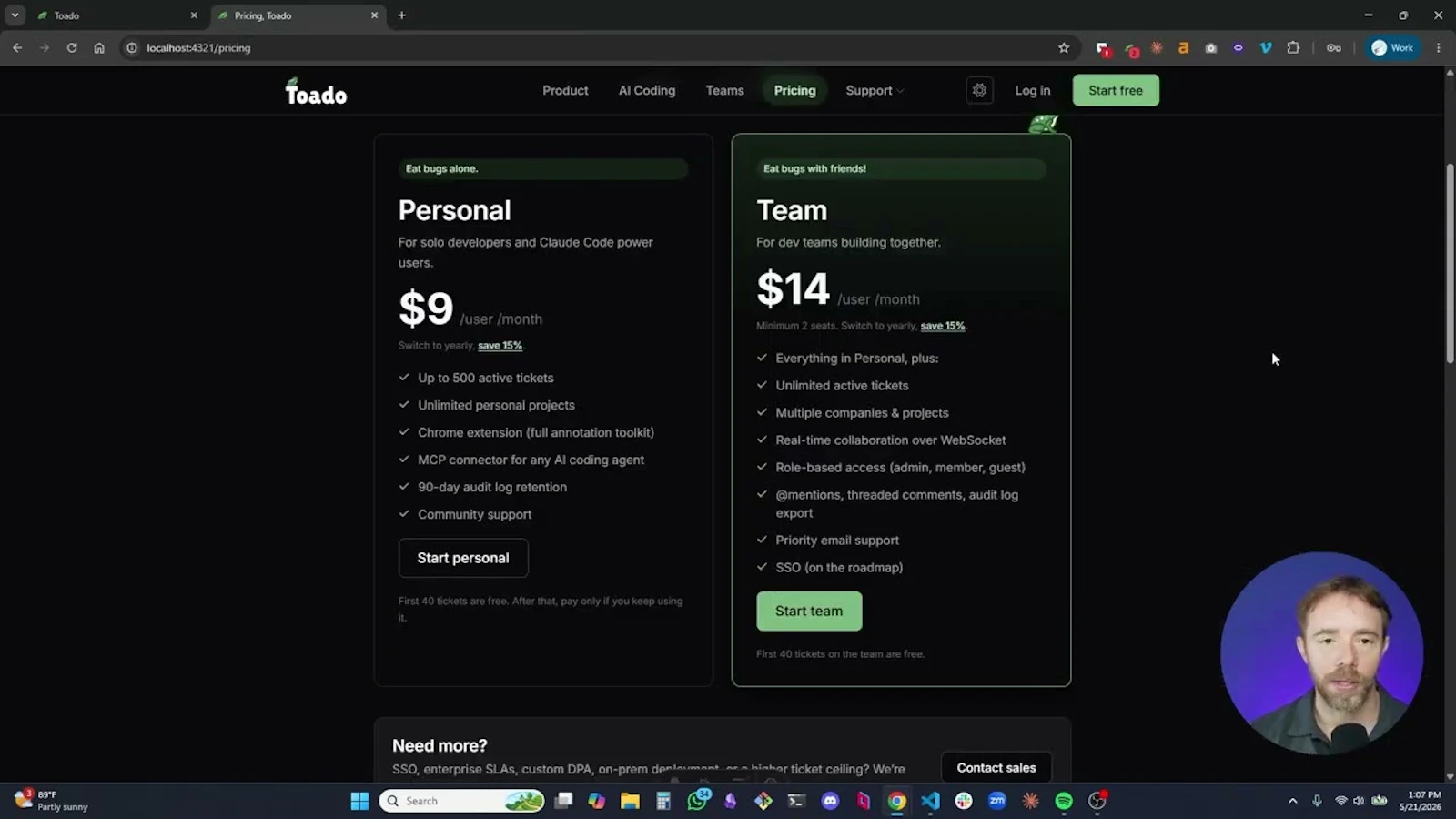 Toado screenshot 1 (video preview)