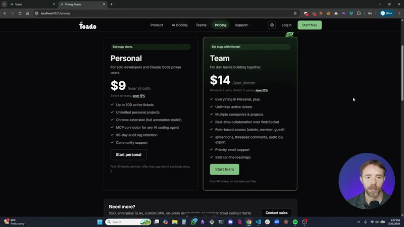 Toado screenshot 1 (video preview)
