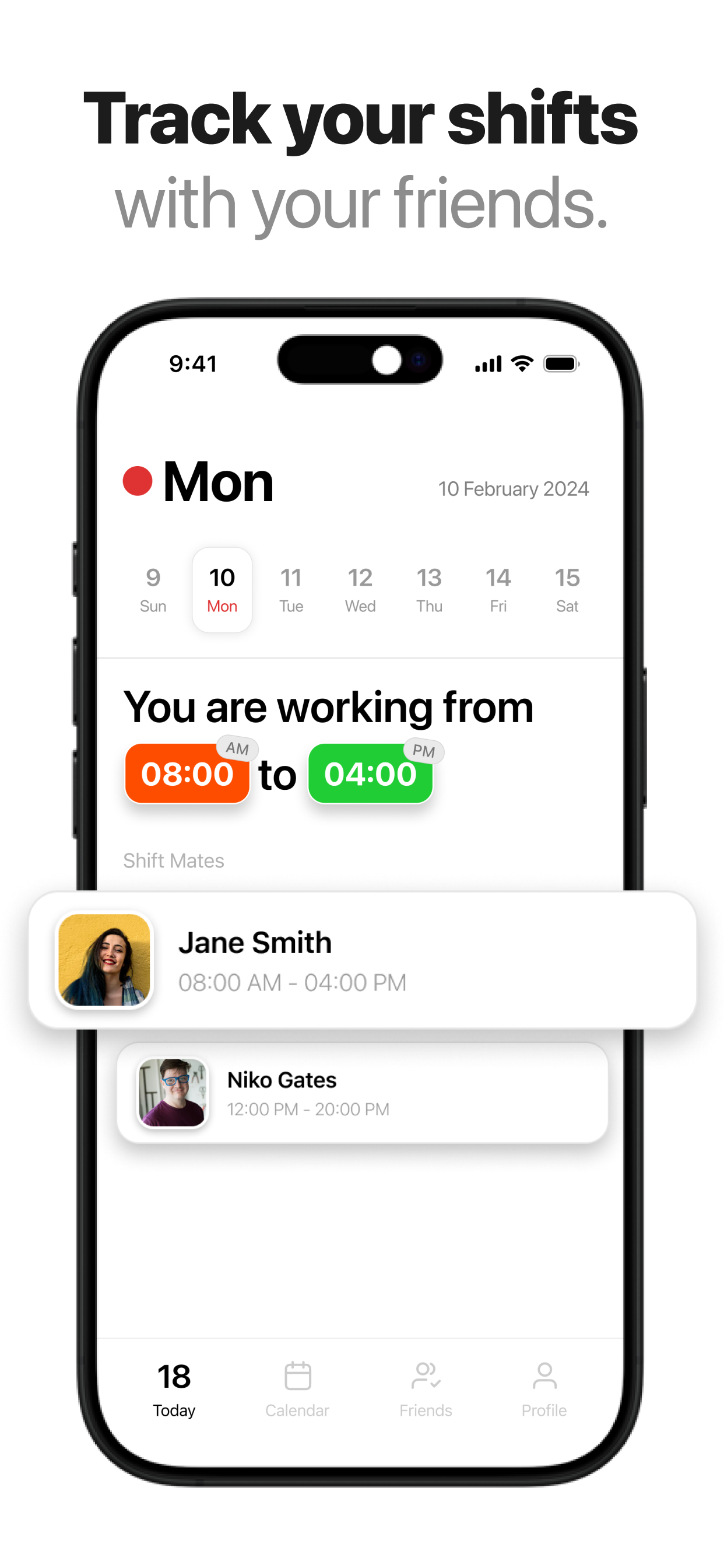 وسائط Shiftmate - تتبع التحول الاجتماعي 4