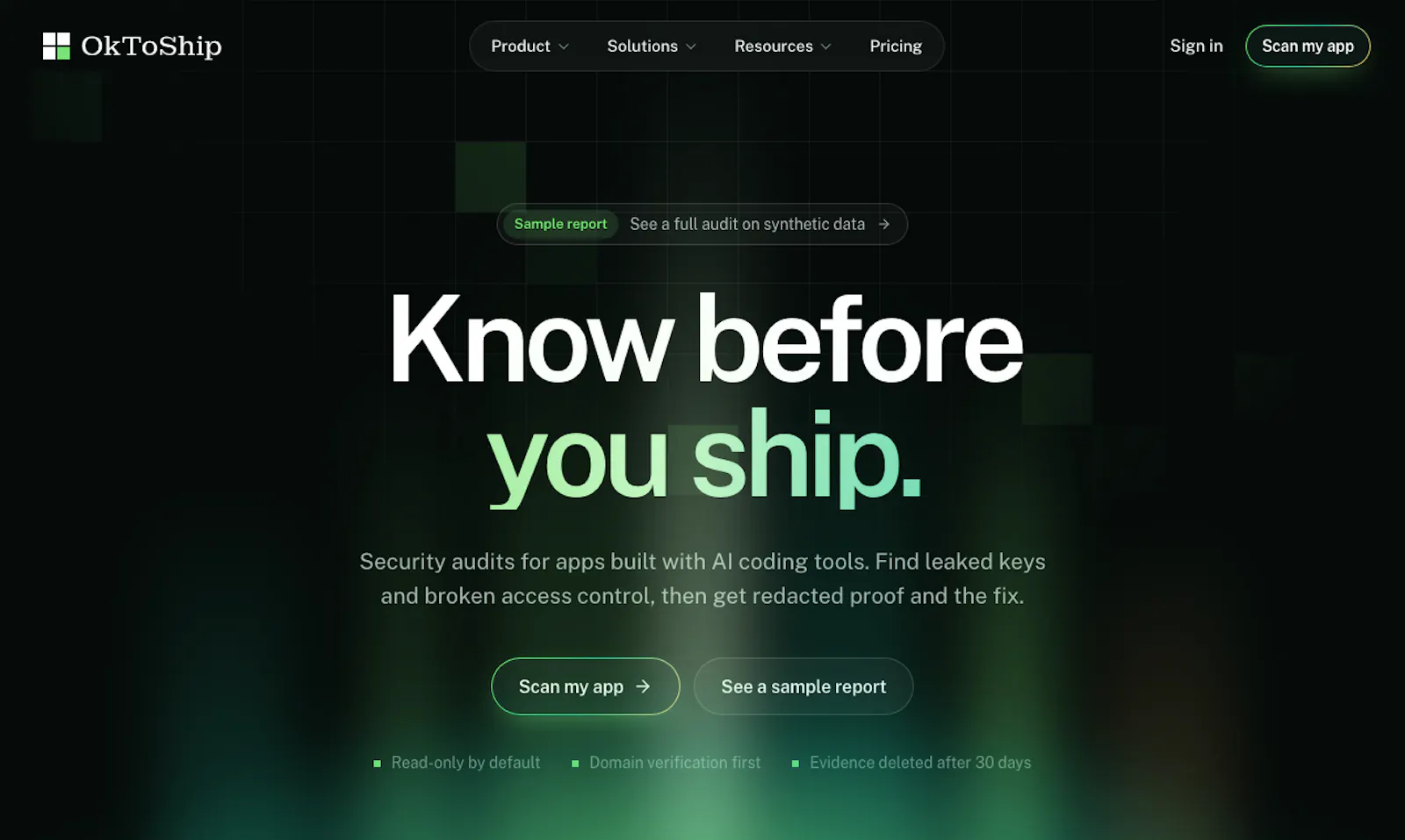 OkToShip screenshot 2