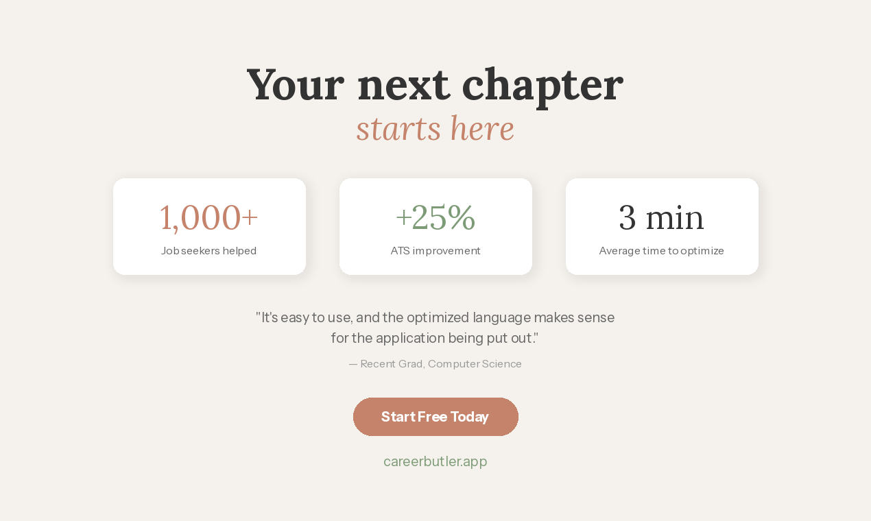 CareerButler - Screenshot 5 showing product features and functionality