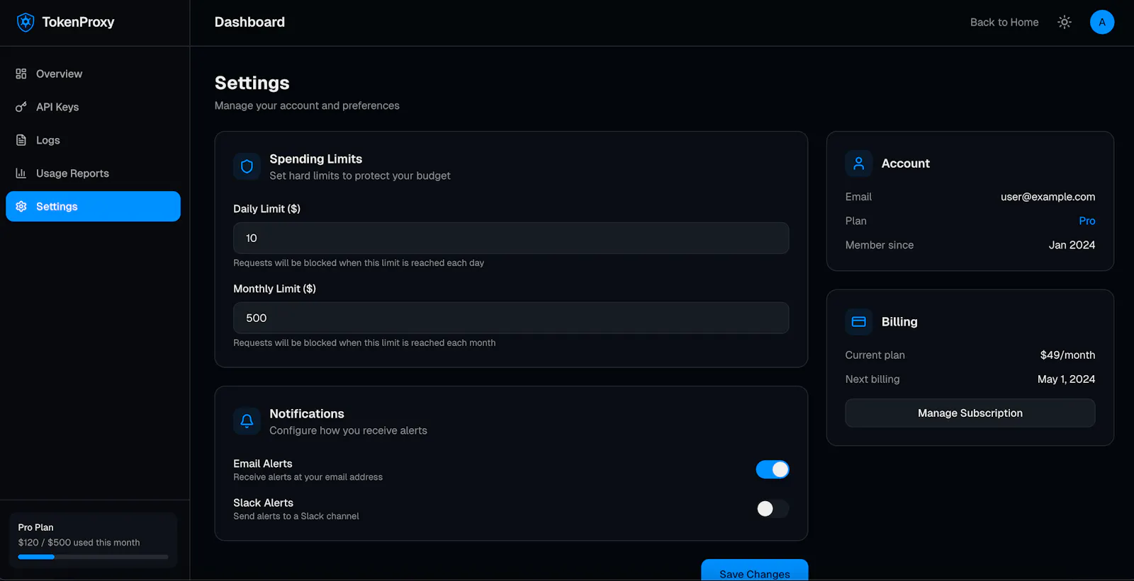 TokenProxy screenshot 3