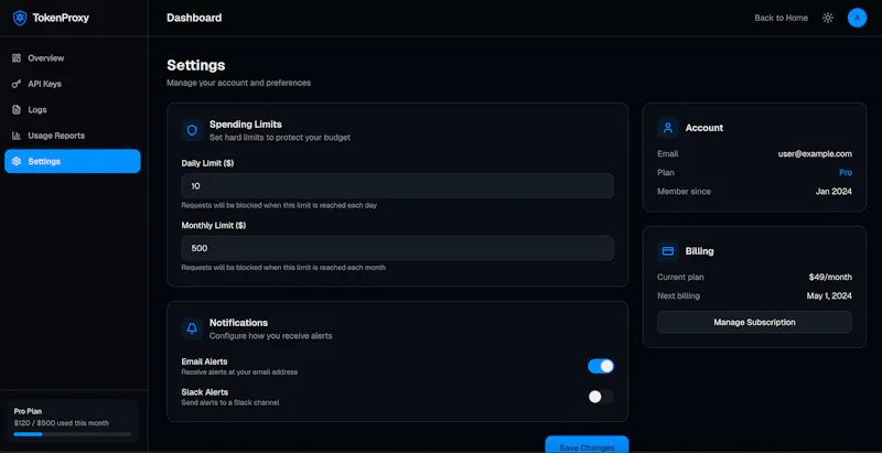 TokenProxy screenshot 3