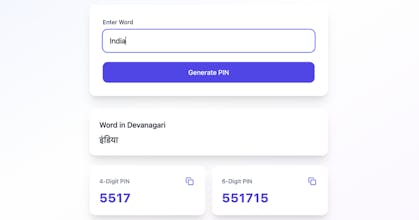 Devanagari PIN gallery image
