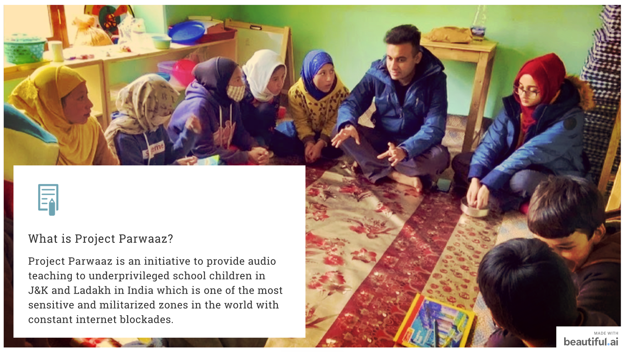 Project Parwaaz | Teach on Audio gallery image