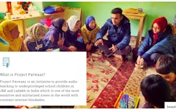 Project Parwaaz | Teach on Audio media 1