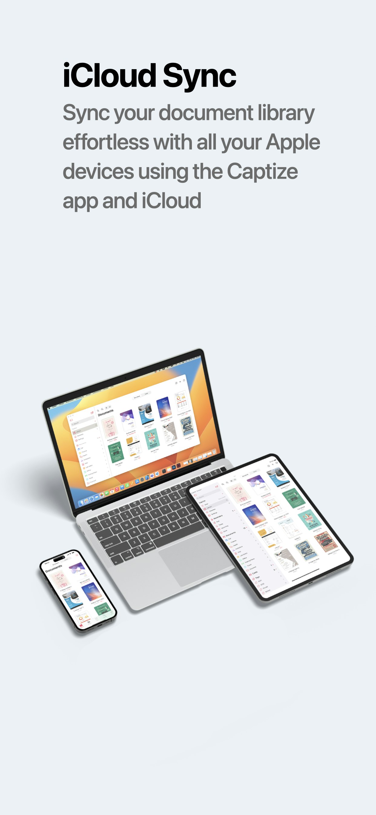 Média Captiser l'application - Application avancée de gestion des documents pour vos appareils Apple 6