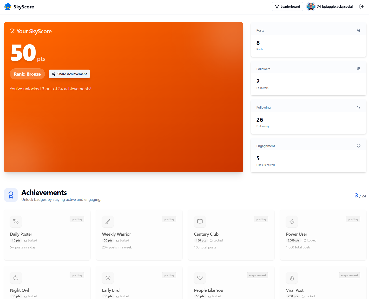 SkyScore - Screenshot 4 showing product features and functionality